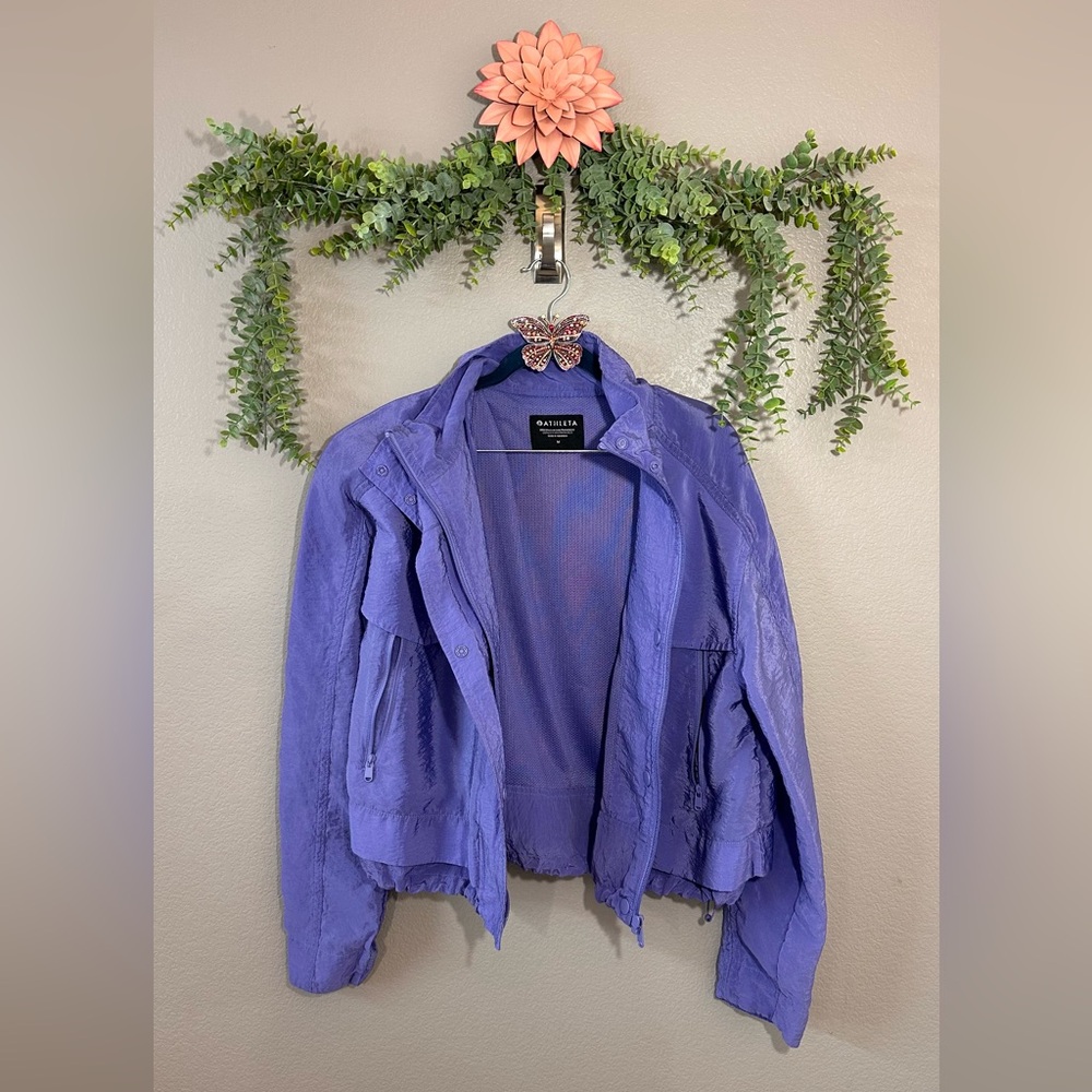 Athleta Lavender windbreaker Jacket